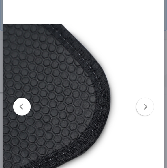 Blue rose car floor mat - Picture 2 of 5